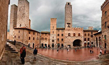 The sites of San Gimignano Chianti