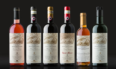 Tuscan Wine Bottles Monterinaldi Tuscan Wine Bottles Monterinaldi