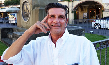 Tuscany driver guide Maurizio Bellini seen in Greve