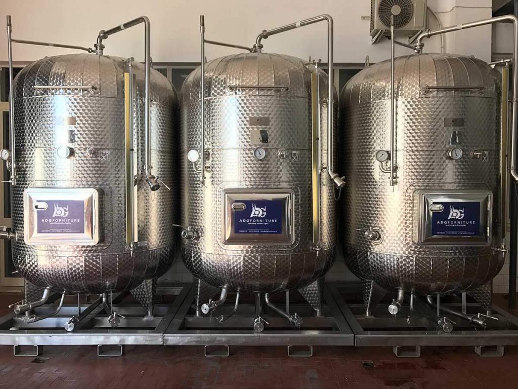 Vats showing how Prosecco is made