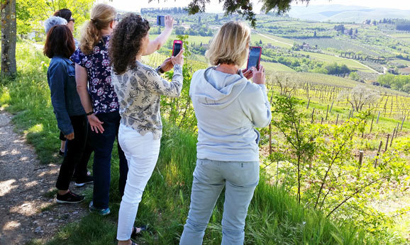 Taking Photos of Chianti in Tuscany