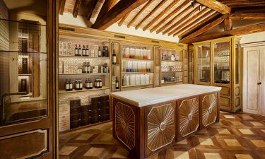 Private wine tasting room